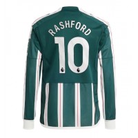 Manchester United Marcus Rashford #10 Bortatröja 2023-24 Långa ärmar